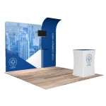 10'x10' Quick-N-Fit Booth - Package # 1110 Logo Branded