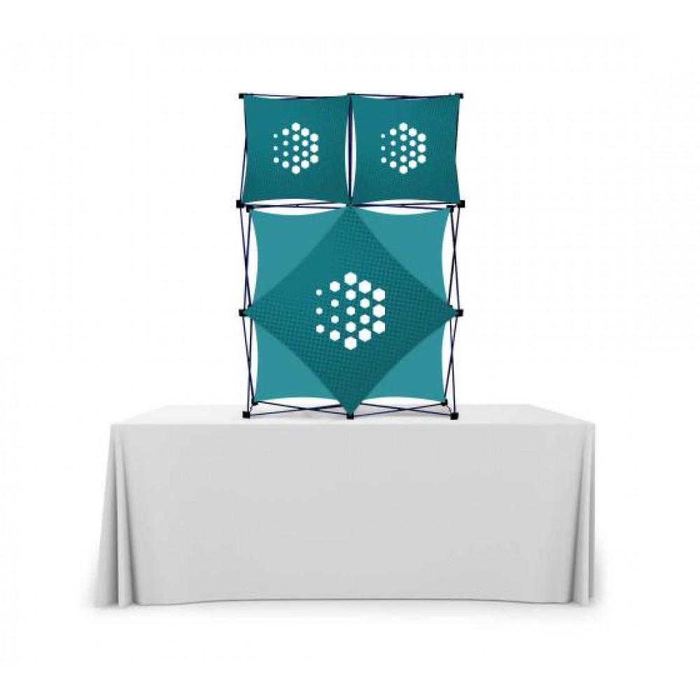Custom 2x3 Micro GeoMetrix Table Top Display, Single Sided Package (12.60" x 12.60")
