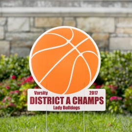 Sports Yard Signs with Logo