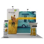 Logo Branded 10ft Wave Display Series - C Type