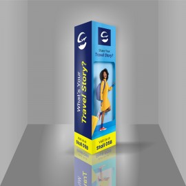 Personalized Backlit Trade Show Tower Display