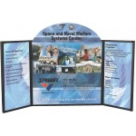 Voyager Maxi 3 Panel Folding Panel Tabletop Display Kit Custom Imprinted