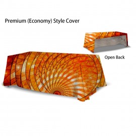 Logo Branded 6' Premium 3-Sided Table Throw  Logo Branded 6