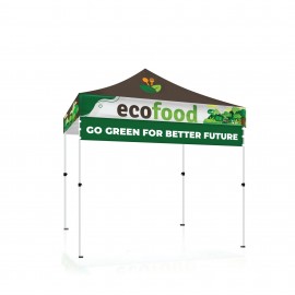 10x10 TENT VALANCE BANNER (Double Sided) with Logo