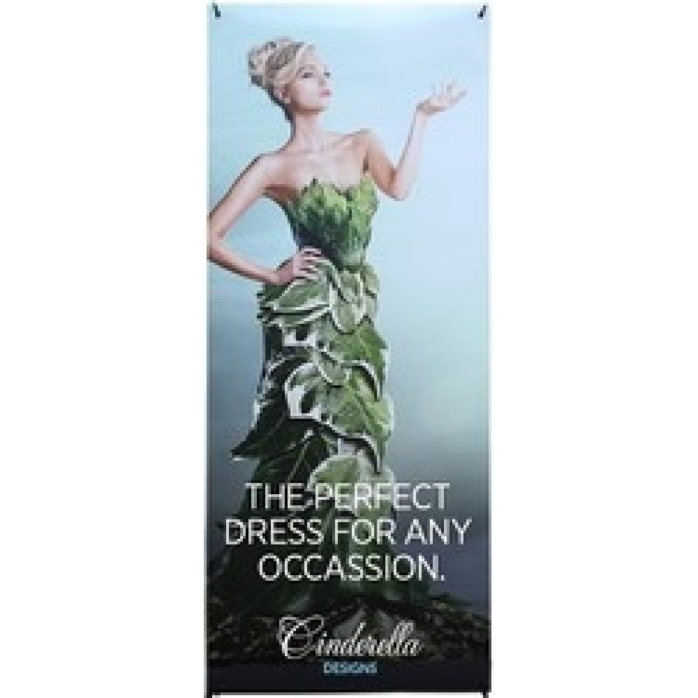 Custom Printed Large Economy X-Stand Banner Display Custom Printed Large Economy X-Stand Banner Display