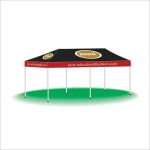 Logo Branded Pop Up Outdoor Event Display Canopy Tent - 3 Color (10'x20')