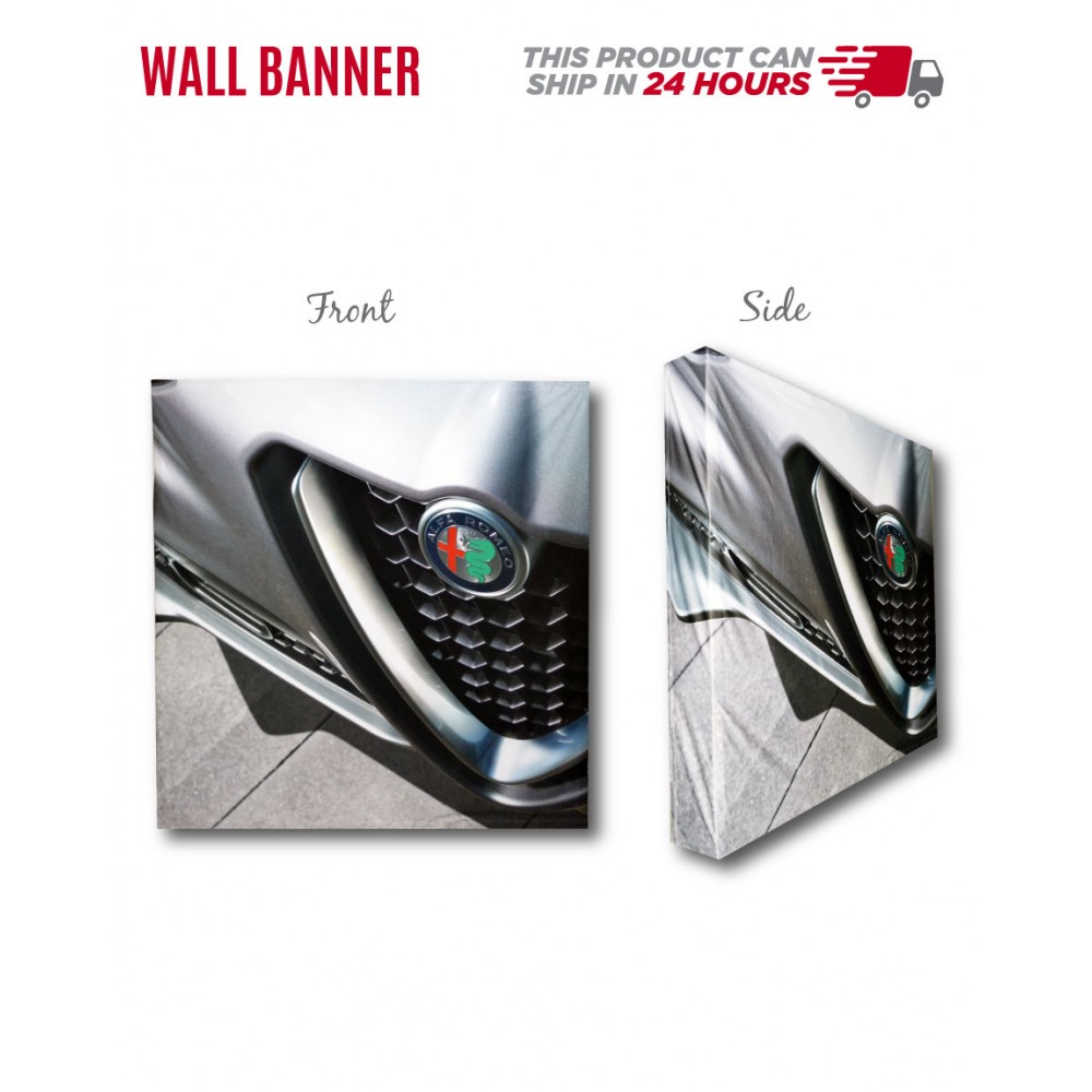 Logo Branded Wall Banner 8 by 8 ft Logo Branded Wall Banner 8 by 8 ft