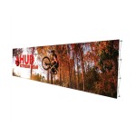 Custom Printed 30ft Fabric Pop Up Display - Straight - With Graphic