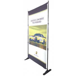 TE-15L Large Format Double Sided Banner Display (4'x8') with Logo