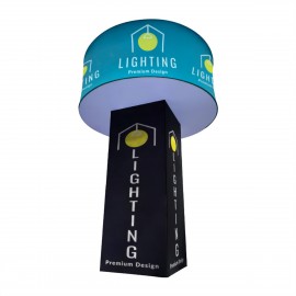 Personalized Circle LED Pillar Display  Personalized Circle LED Pillar Display