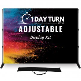 24hr 10' x 8' Adjustable Display Kit with Logo