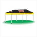 Custom Imprinted Pop Up Outdoor Event Display Canopy Tent - 3 Color (10'x20')