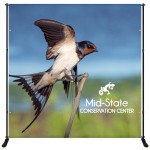 10' x 10' Premium Backdrop Banner Wall Kit Custom Printed