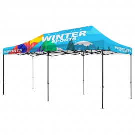 Custom 20' Premium Aluminum Black Event Tent Kit