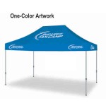 Polyester Canopy Outdoor Event Pop Up Tent - 1 Color (10'x20') Custom Imprinted