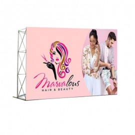 Flat Back Wall Replacement Graphic Only, Double Sided Print - 10' x 8' (Hardware Not Included) with Logo