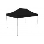 10'X15' V3 Premium Aluminum Tent Frame with a solid color top- Stock Color Logo Branded