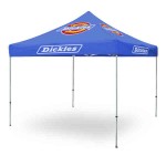 Commercial Grade Vinyl Canopy Outdoor Pop Up Tent - 3 Color (10'x10') Custom Printed
