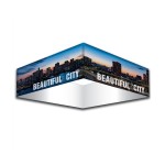 Hanging Banner - 10 ft. Square 36 in. Logo Branded