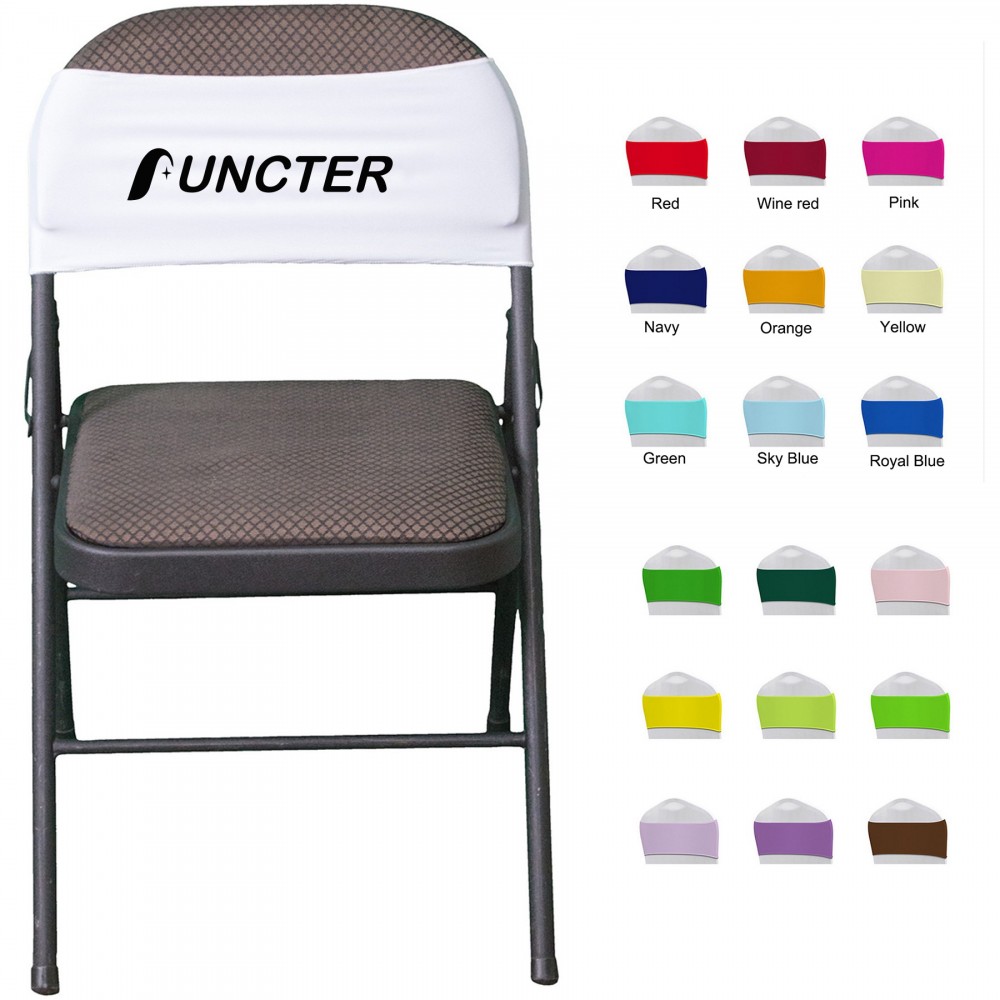 Custom Stretch Spandex Chair Bands with Logo