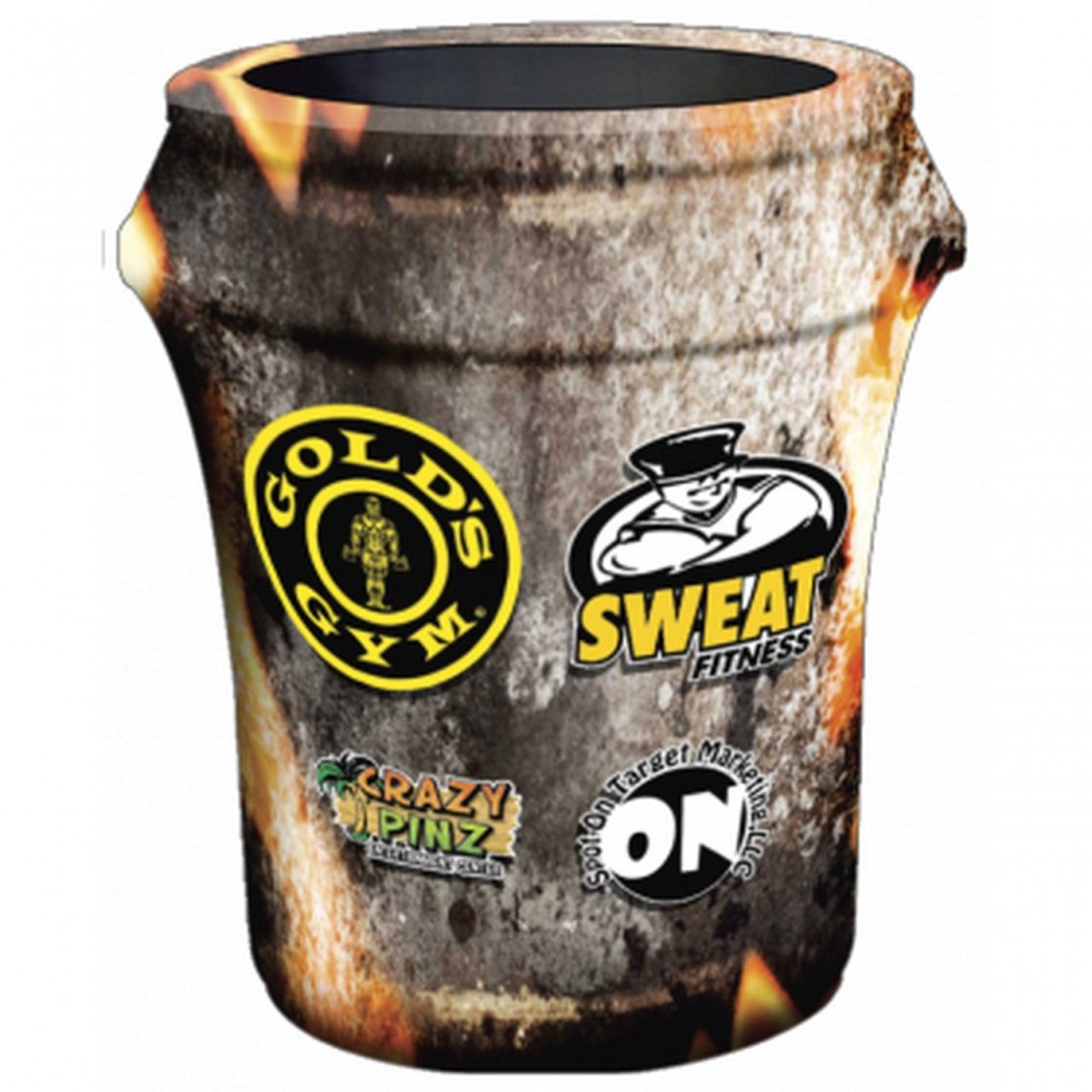 Spandex Bin Covers (Dye-Sublimated) 33 GAL with Logo