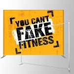 Logo Branded 10' Fabric Tube Display