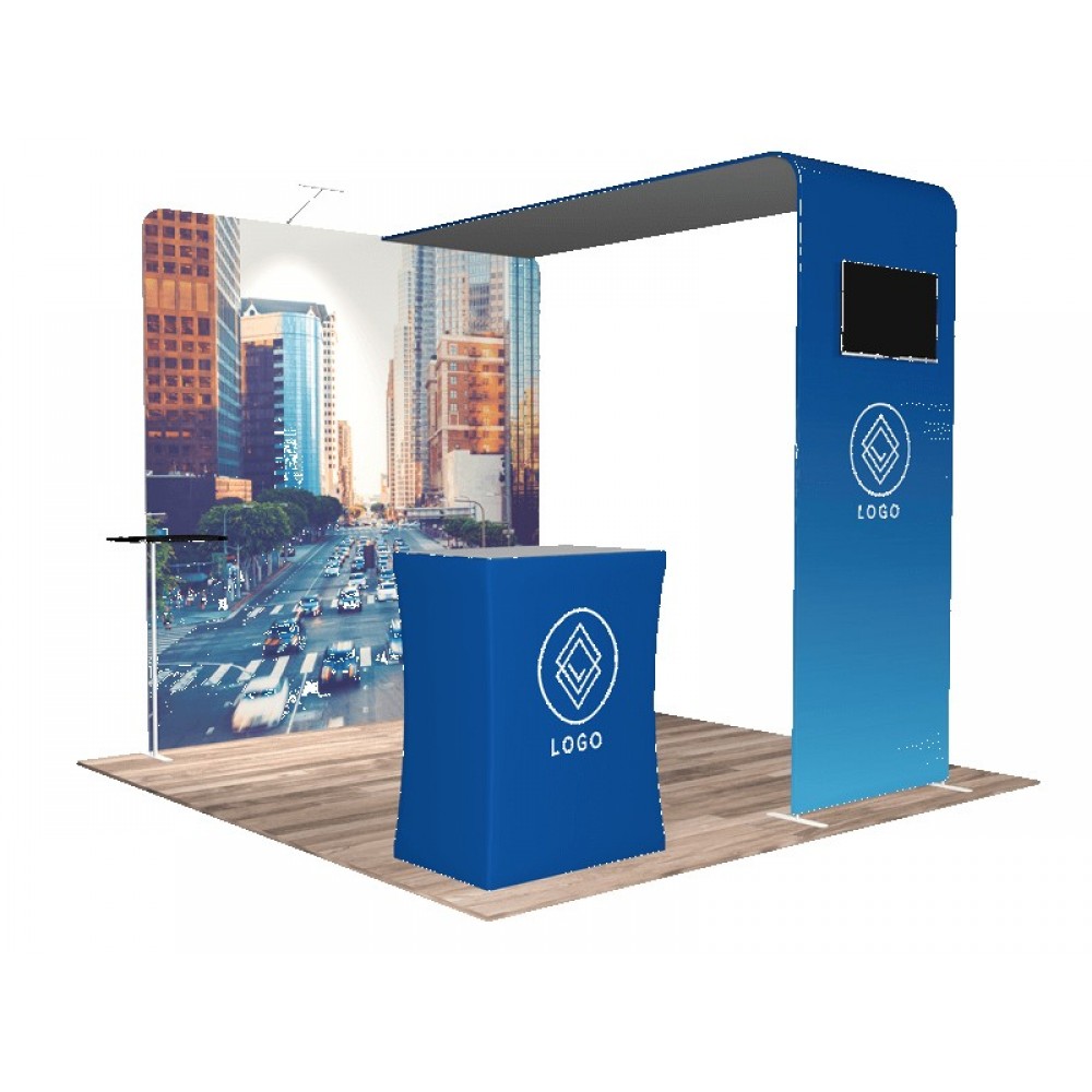 10'x10' Quick-N-Fit Booth - Package # 1102 Logo Branded 10'x10' Quick-N-Fit Booth - Package # 1102 Logo Branded