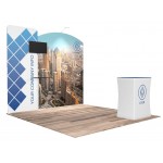 10'x10' Quick-N-Fit Booth - Package # 1108 Custom Printed