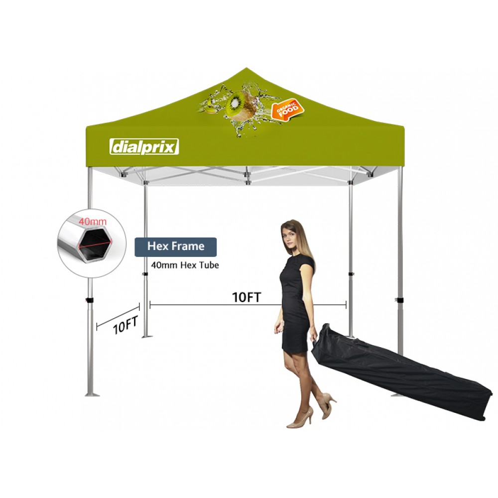 10' x 10' Deluxe Event Tent Kit with Logo