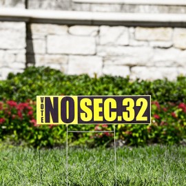 Custom 6" X 24" Yard Signs with Logo