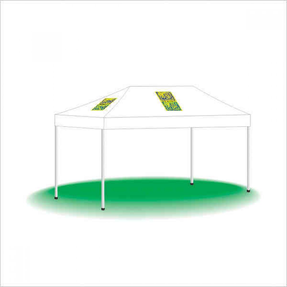 Pop Up Portable Outdoor Event Canopy Tent - Digital Patch (10'x15') Logo Branded Pop Up Portable Outdoor Event Canopy Tent - Digital Patch (10'x15') Logo Branded