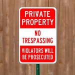 Personalized Custom Parking Signs