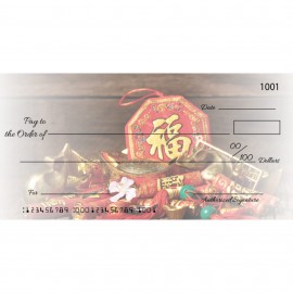 Custom Lunar New Year Big Checks with Logo