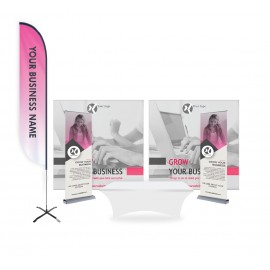 20' Pillow case Backdrop with Logo