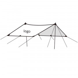 Promotional High-End Waterproof Sun Shade Canopy Tarp (3x5m)