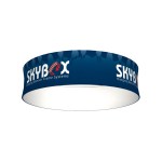 Round Hanging Banner for Trade Show Exhibit Booth (12'x36") Logo Branded