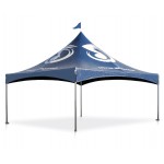 Logo Branded Marquee on Full Digital Printed Vinyl Top (20'x20')