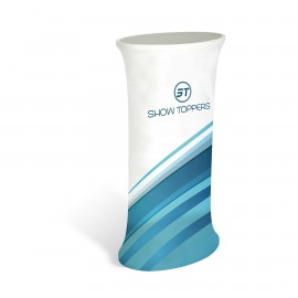 Oval - Counter Podium Display Series with Logo  Oval - Counter Podium Display Series with Logo