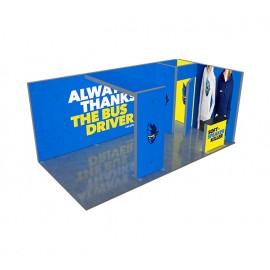 Customized 20' Backlit Trade Show Display - Design 7 (Single Sided)