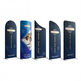 Tension Fabric with Magnetic Banner Stand (Single Sided Package) with Logo