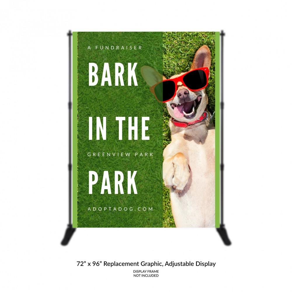 6' x 8' Replacement Graphic - Adjustable Display with Logo