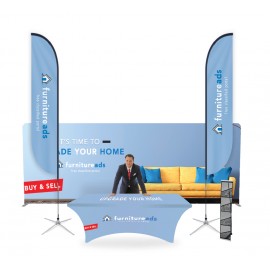 Personalized Economy 20' Booth Package