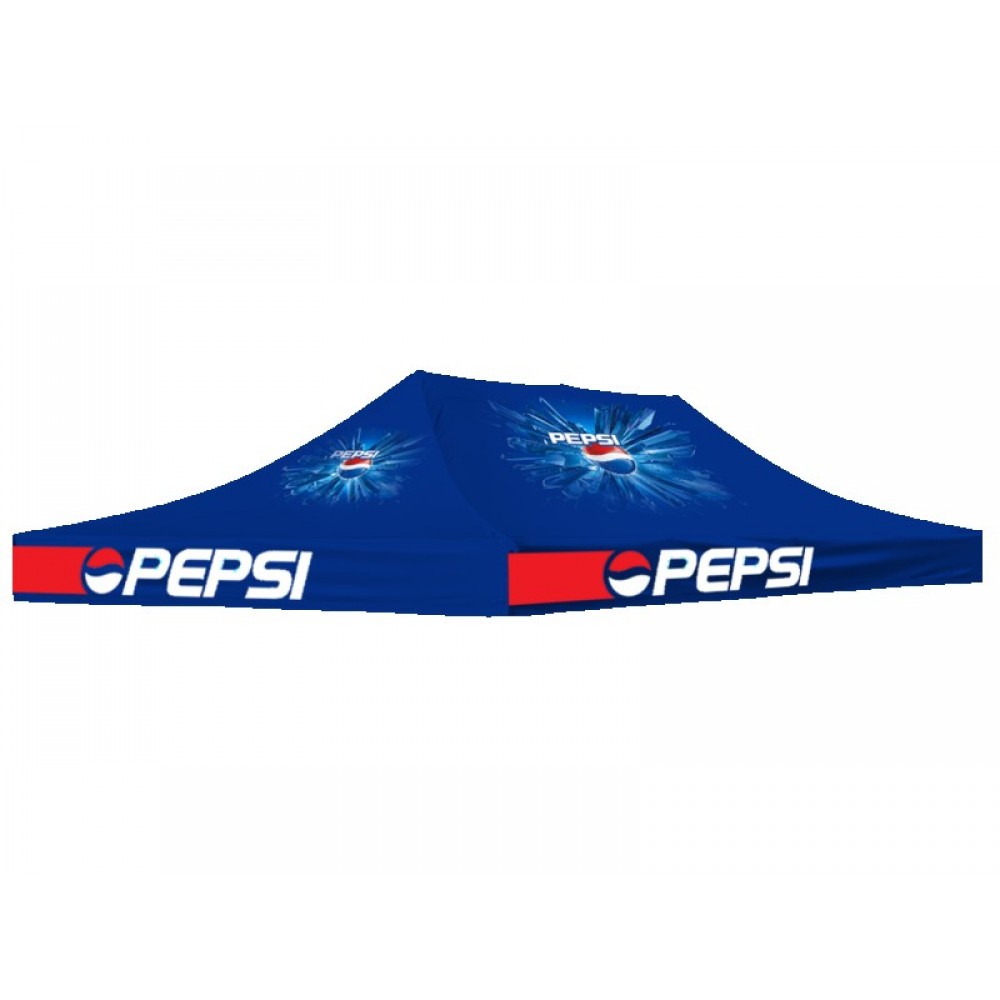 Logo Branded 10x20 Pop Up Tent Top W/ Full Digital Dye Sub Logo Branded 10x20 Pop Up Tent Top W/ Full Digital Dye Sub