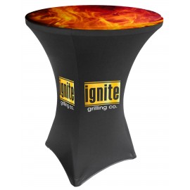 Personalized Contour Stretch Round Table Cover (31.5"x29")