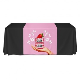 Premium 34" x 80" Table Runner (Full-Color Full Bleed) with Logo