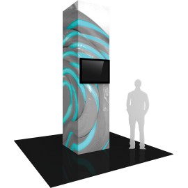 Logo Branded Vector Frame Modular Monitor Tower 05 (3