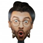 4 Ft Foam Giant Head Cutouts with Logo