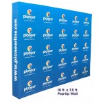 10 ft. W x 7.5 ft. H Pop Up Wall Kit Custom Imprinted