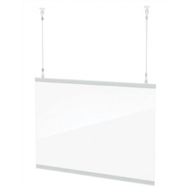 Personalized Clear Hanging Shield 56x22