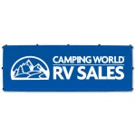Custom Imprinted 20' Back Wall for Vinyl Canopy Pop Up Tent / Outdoor Event - 1 Color